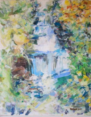 GF Wasserfall 100 x 80 cm Acryl